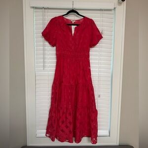 Umgee Vibrant Pink Maxi Dress